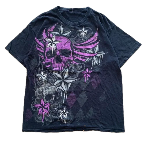 Vintage skull graphic tee at Inti Vintage